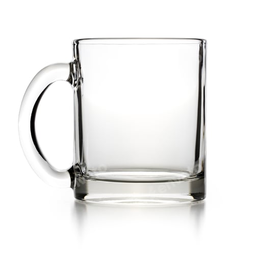 Preview: empty glass teacup