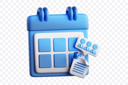 Preview: Meeting Schedule Calendar