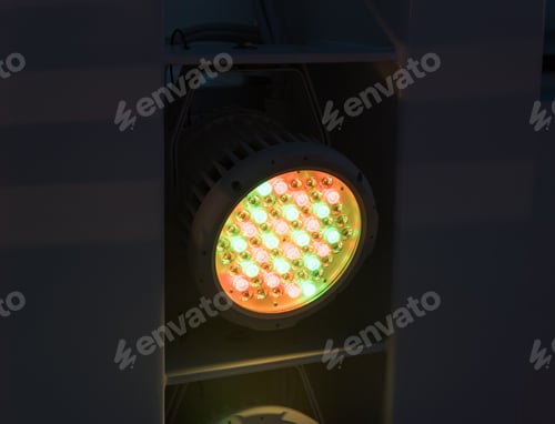 Preview: Led Light On Mall Roof.