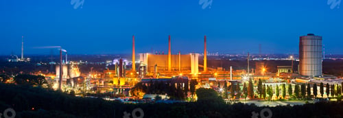 Preview: Coking Plant Panorama At Night