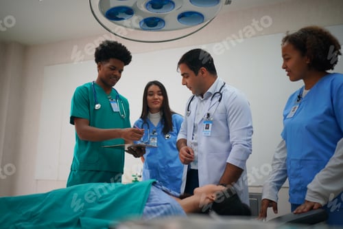 Preview: Young Doctor and nurse working at the hospital