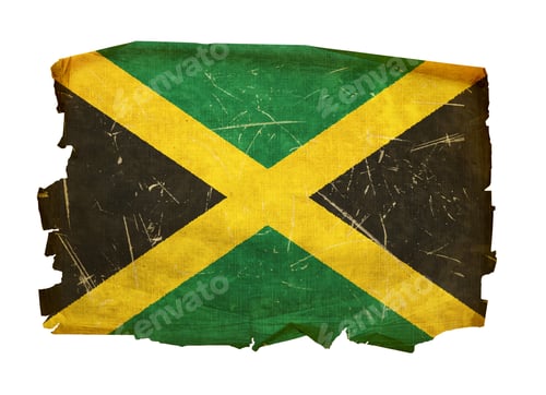 Vista previa: Bandera de Jamaica antigua.
