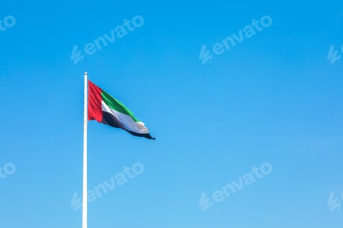 Preview: Waving flag of United Arab Emirates