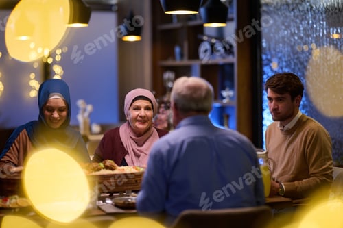 Preview: A modern and traditional European Islamic family comes together for iftar in a contemporary