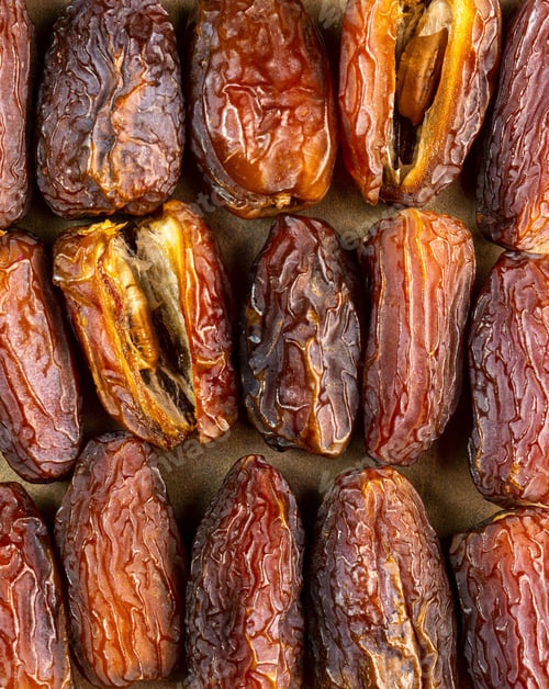 Preview: Raw Organic Medjool Dates (Kurma in Indonesia). Iftar. Ramadan Kareem.