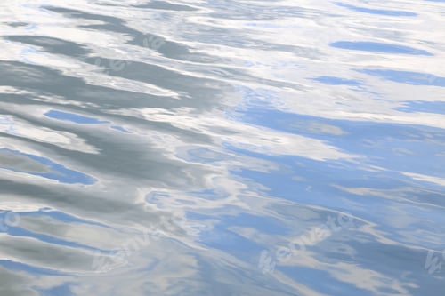 Preview: Water Surface with Reflected Sky and Clouds