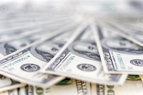 Preview: Macro Shot of United States One Hundred Dollar Bills