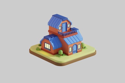 Preview: Compact Residence with Dual Contemporary Balconies