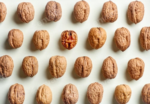 Preview: pattern of walnuts