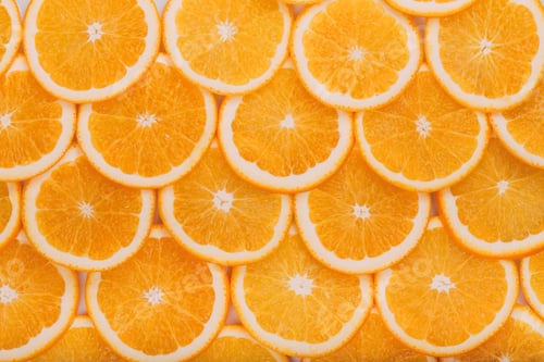 Preview: Orange Fruit Background. Summer Oranges. Healthy Food