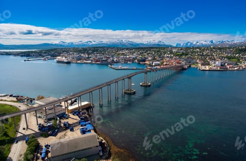 Preview: Bridge of city Tromso, Norway