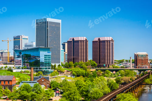 Preview: View Of The Skyline In Richmond, Virginia.