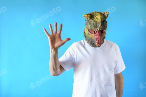 Preview: dinosaur-headed man