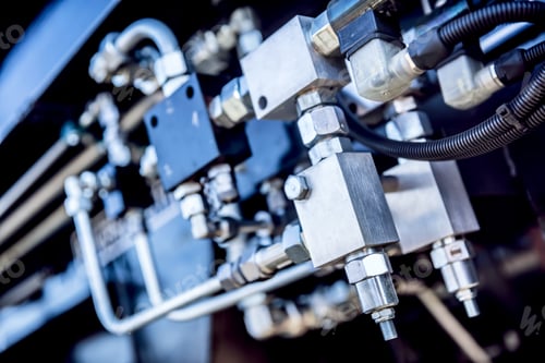 Preview: Industrial equipment close-up. Railway