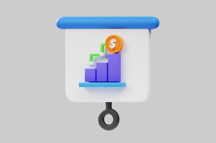 Preview: Finance graph whiteboard concept