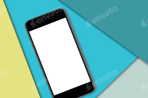 Preview: Blank screen on black smartphone