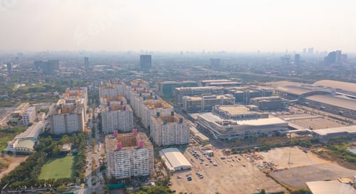 Preview: Bangkok downtown, Thailand in urban city in Asia.