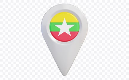 Preview: Myanmar Location Pin