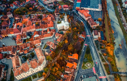 Preview: Sighisoara Citadel courtyard