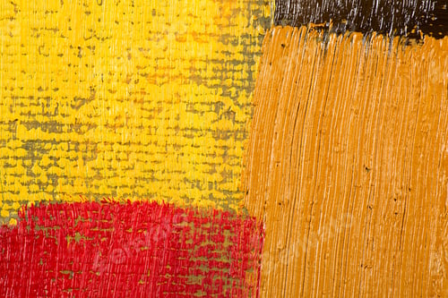 Preview: abstract wallpaper, texture, background of close-up fragment of oil painting on canvas with brush