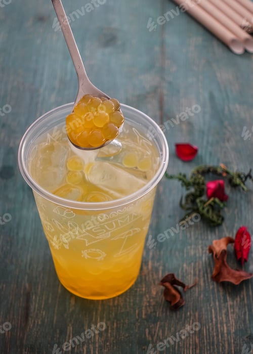 Preview: Mango Bubbles Drink