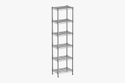 Tall Wire Shelving Unit with 6 Levels