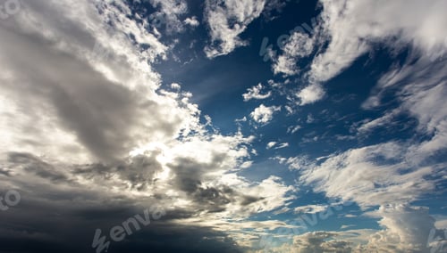 Preview: colorful dramatic sky with cloud at sunset.beautiful sky with clouds background