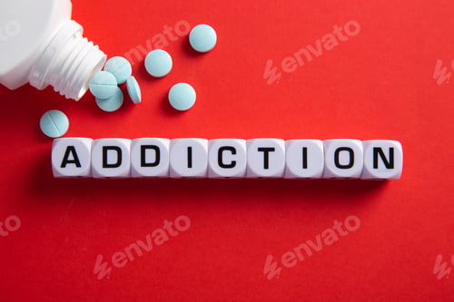 Preview: Drug addict or medical abuse concept.