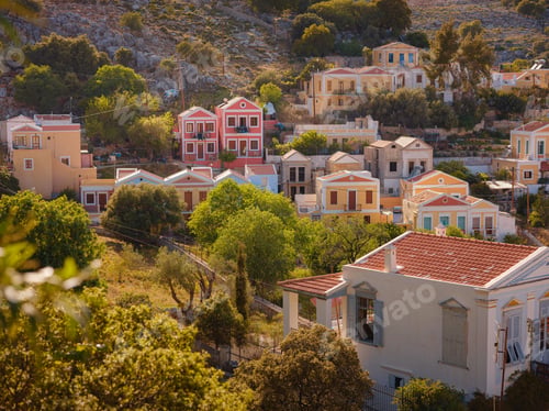 Preview: Symi Island, Greece islands holidays from Rhodos in Aegean Sea.