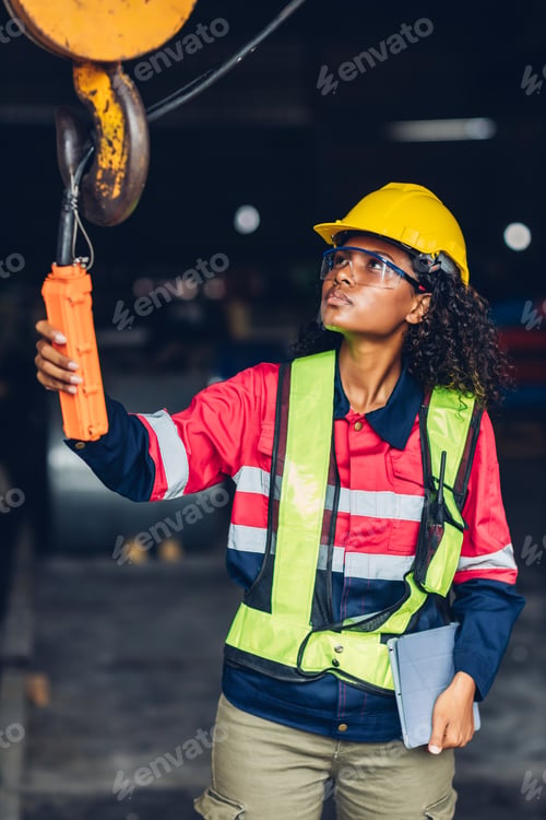 Preview: Workers Factory or Engineering work at factory site check up machine or products in site
