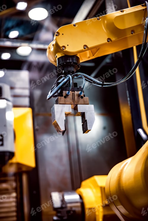 Preview: Robotic Arm modern industrial technology. Automated production c