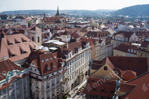 Preview: Old town high angle, Prague, Czech Republic