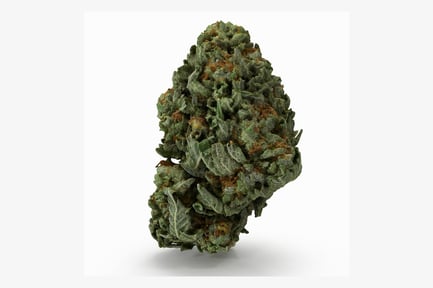 Preview: Detailed Cannabis Bud: Green Leaf Texture