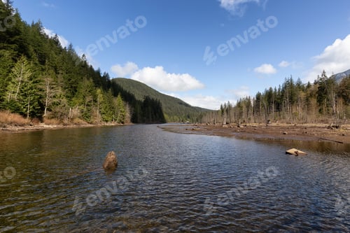 Preview: View of Canadian Nature Landscape.