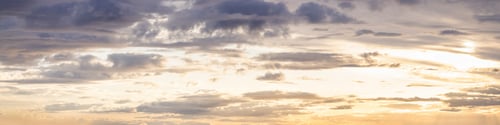 Preview: View of Cloudscape during a colorful sunset or sunrise.