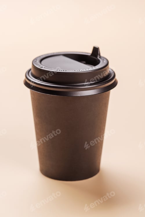 Preview: A simple and stylish paper coffee cup, perfect for takeaway beverages