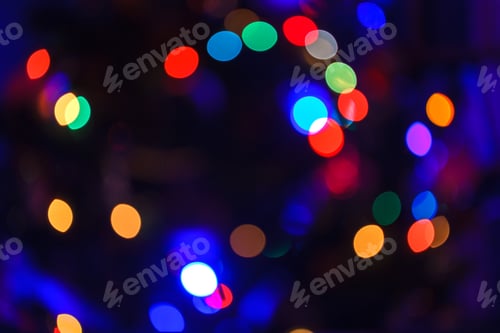 Preview: Christmas abstract blurred background.