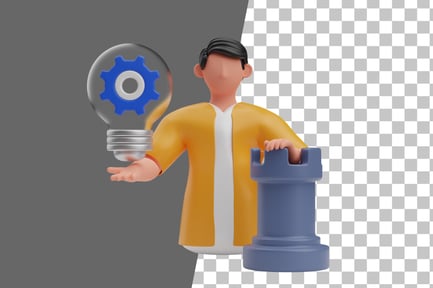 Preview: Creative Strategy 3D Illustration