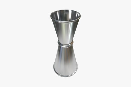 Preview: Cylindrical steel vessel with conical base appendages