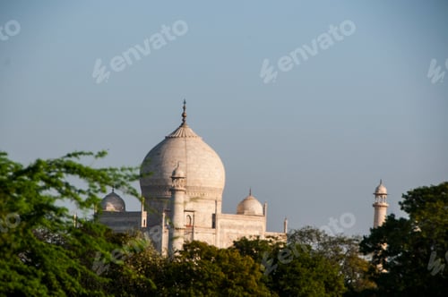 Preview: Taj Mahal View from the bank of the Yamuna River,