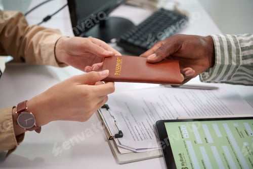 Preview: Bank Manager Returning Passport