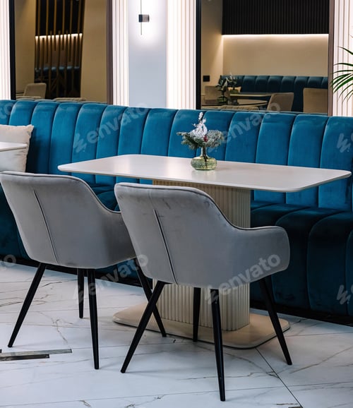 Preview: Stylish modern cafe interior with luxurious decor