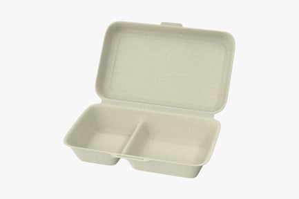 Preview: Open Divided Takeout Container