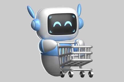 Preview: Shopping cart robot assistant