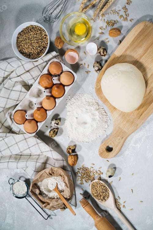 Preview: Natural ingredients for baking