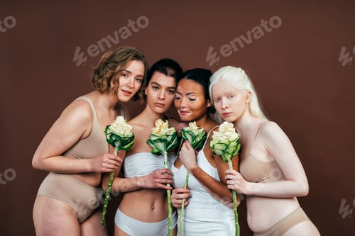 Preview: Group of multiethnic women
