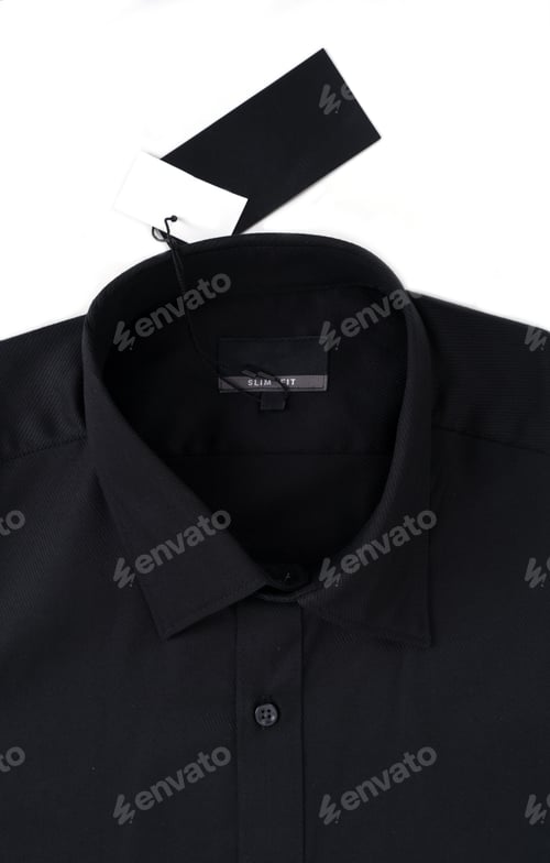 Preview: New black colour shirt and blank label