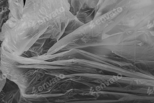 Preview: crumpled plastic bag cellophane texture background