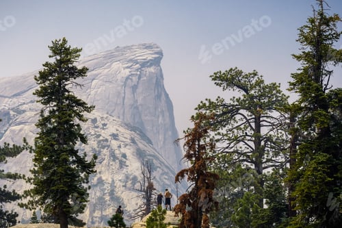Preview: Half Dome engulfed in smoke