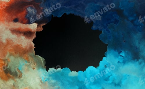 Preview: Background Image On Canvas With Strokes Of Oil Paint